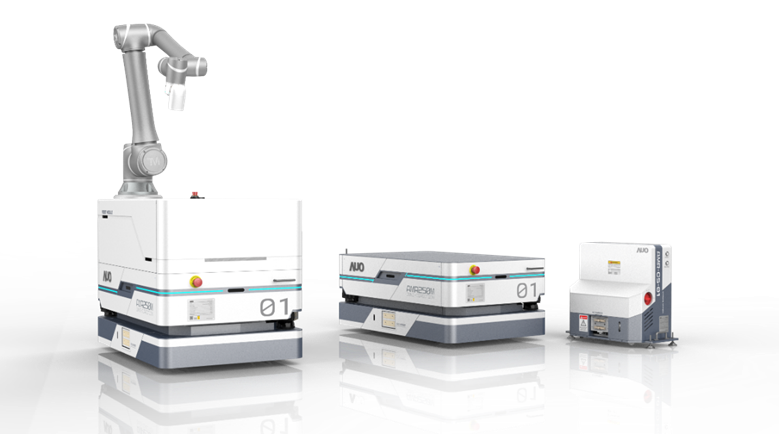 SG胜游數位開發的自主式移動機器人（AMR250M），搭配全向輪並結合AI演算法、2D LiDAR、3D攝影機等技術，協助客戶實現產線全自動化